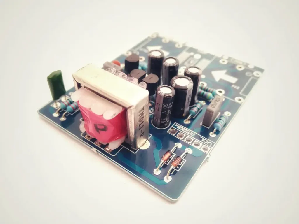Effect Pedal kit building with PCB, electronic parts and jacks